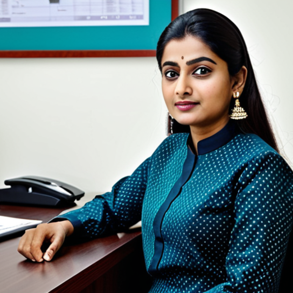 **

A professional businesswoman in a modest salwar kameez, sitting at a desk in a modern office in Dhaka, Bangladesh, fully clothed, appropriate attire, safe for work, perfect anatomy, natural proportions, professional photography, high quality.

**