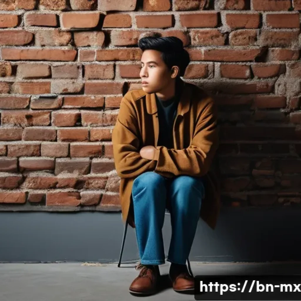 비폭력 커뮤니케이션의 도전과제 - **Prompt:** A single adult figure, gender-neutral, dressed in modest, casual clothes, stands facing ...