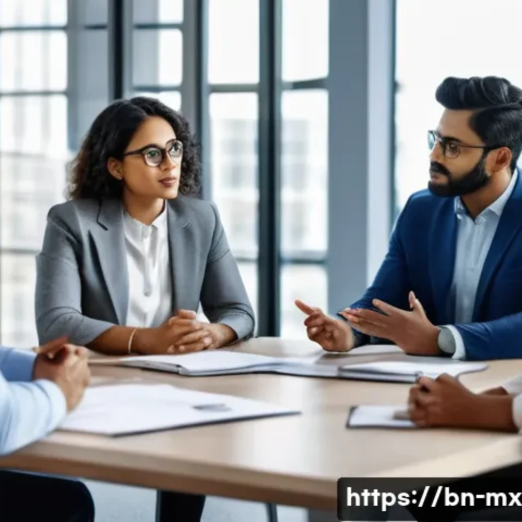 비폭력 커뮤니케이션으로 조직 문화 변화시키기 - A diverse group of Bengali-speaking professionals engaged in a respectful workplace meeting, attenti...