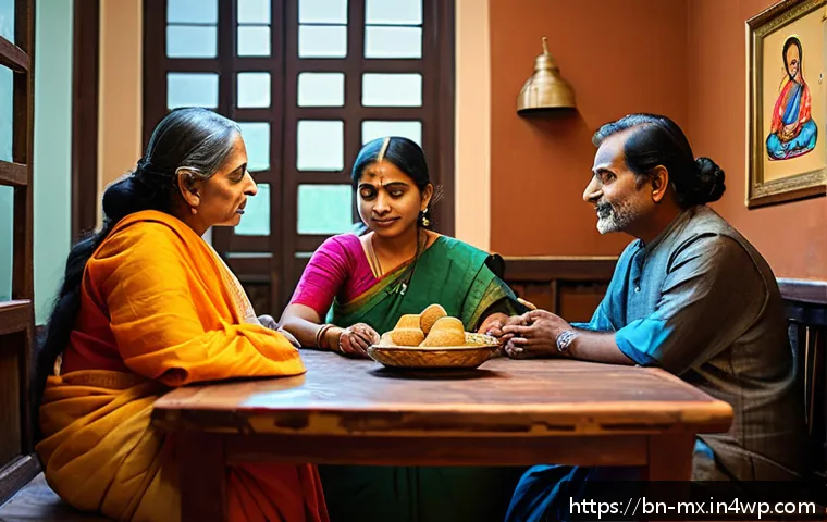 비폭력 커뮤니케이션과 사회적 포용 - A serene indoor scene depicting a diverse group of Bengali adults engaged in peaceful dialogue aroun...